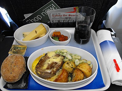 Steak on SAS, LHR-CPH Sept 2009